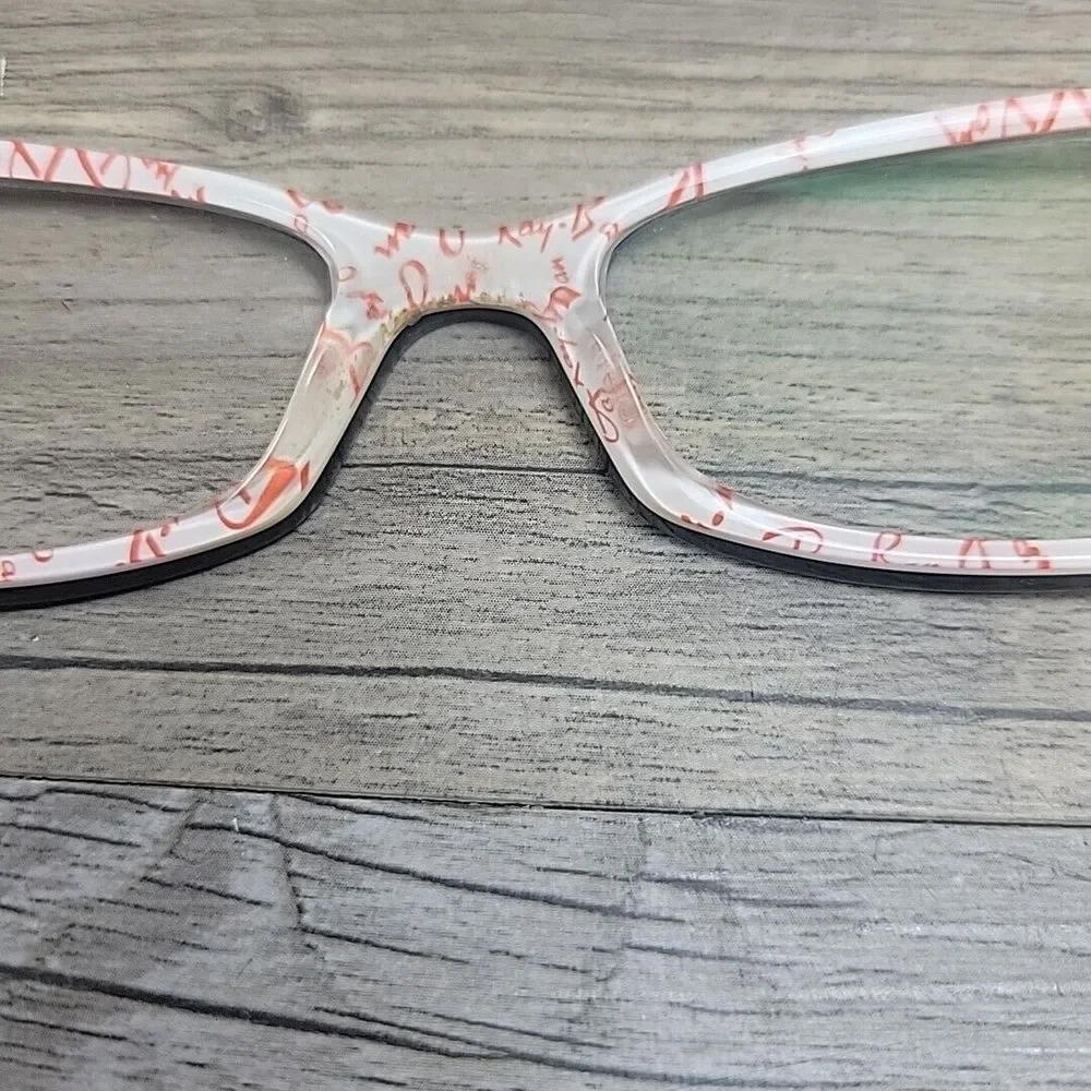 Ray-Ban RB 5234 5014 Eyeglasses‎ FRAMES ONLY 51-16 140 Black White Red Letters